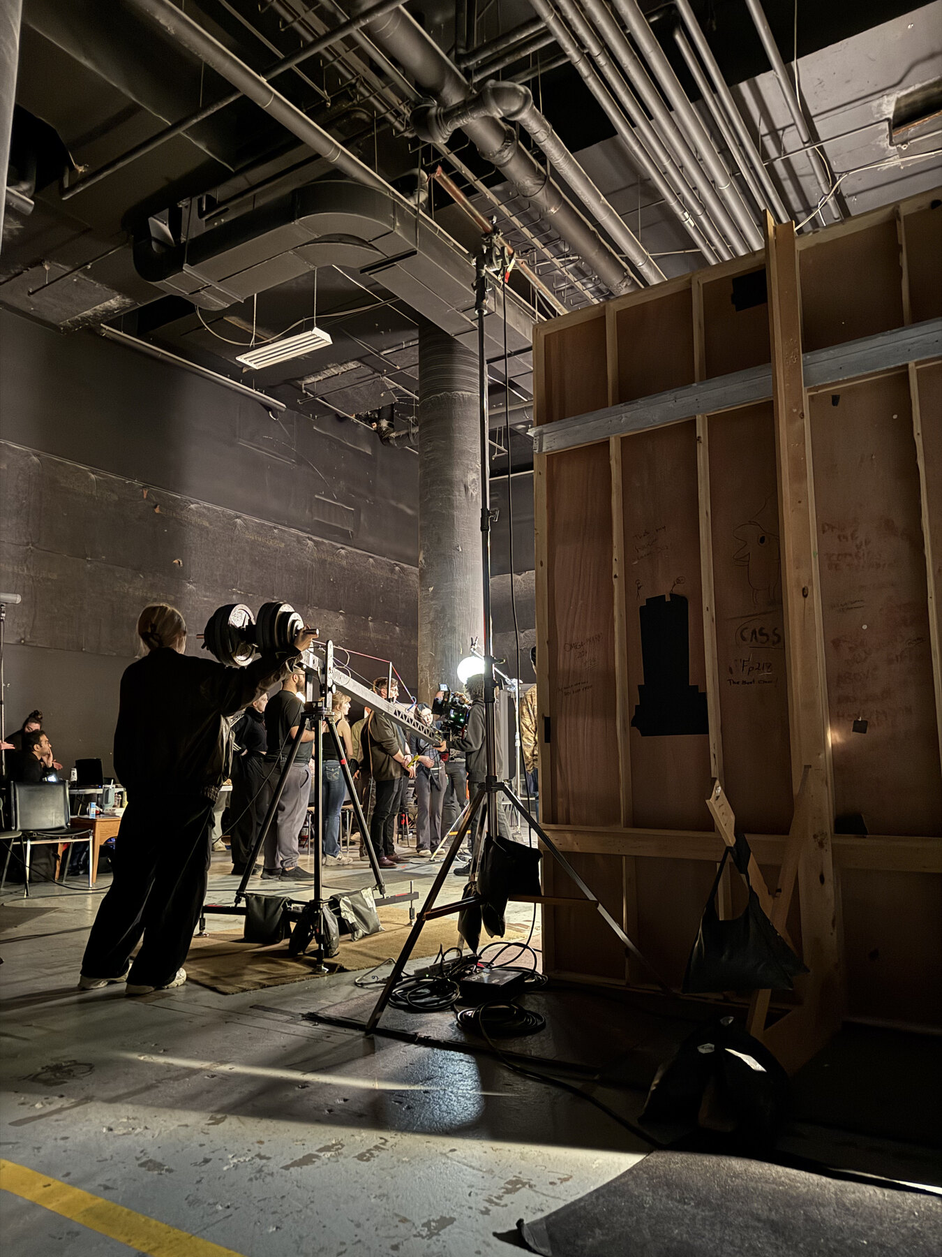 Behind-the-scenes production set for 2 Birds