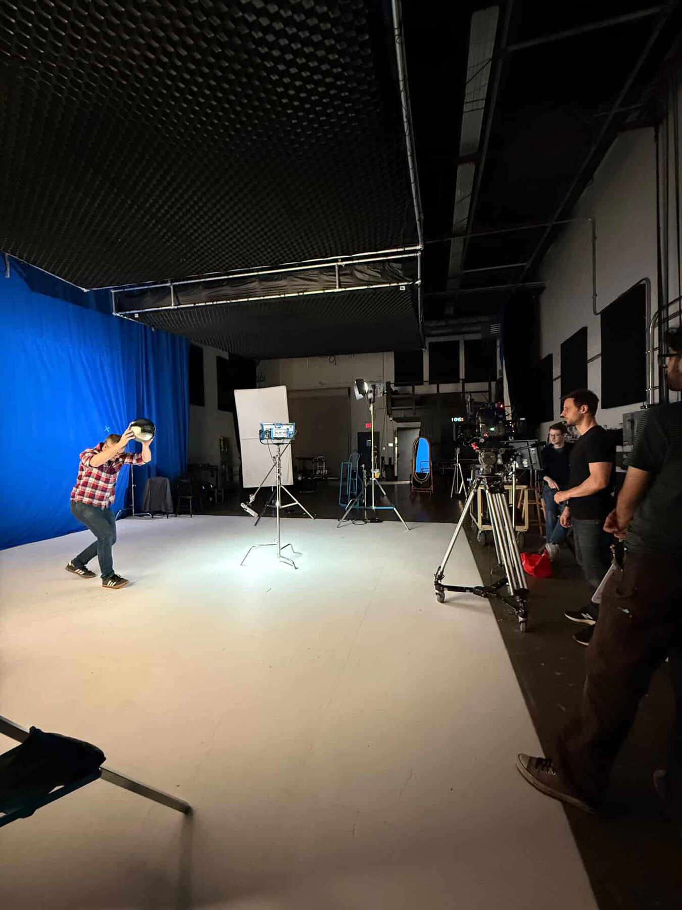 Behind-the-scenes filming of Any Other World