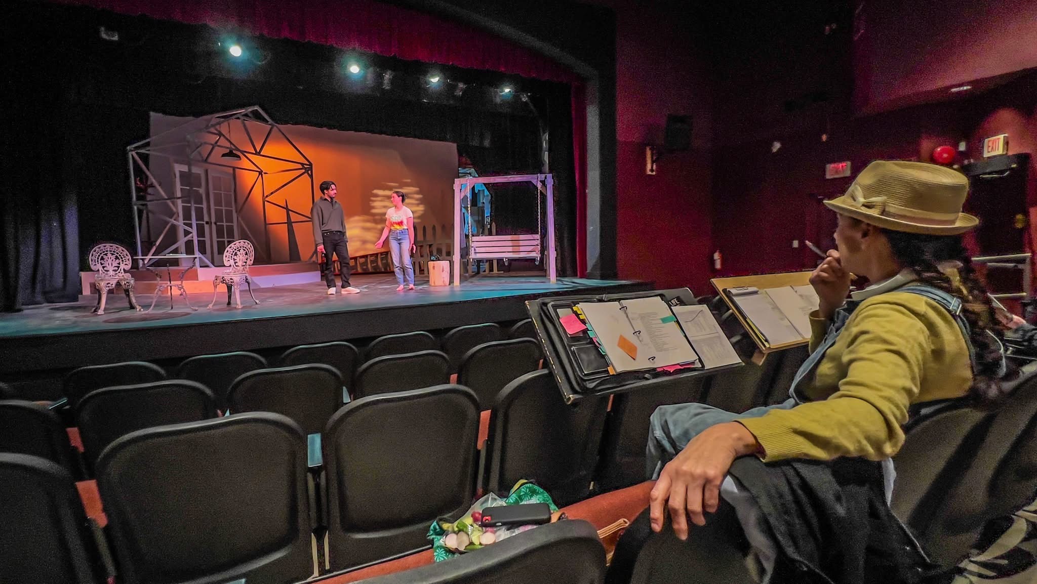 Santiago Henao in the stage production Proof